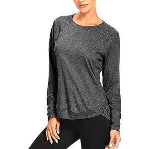 Women's Grey Cozy Lightweight Long Sleeve Sweatshirt Size‎ XLarge